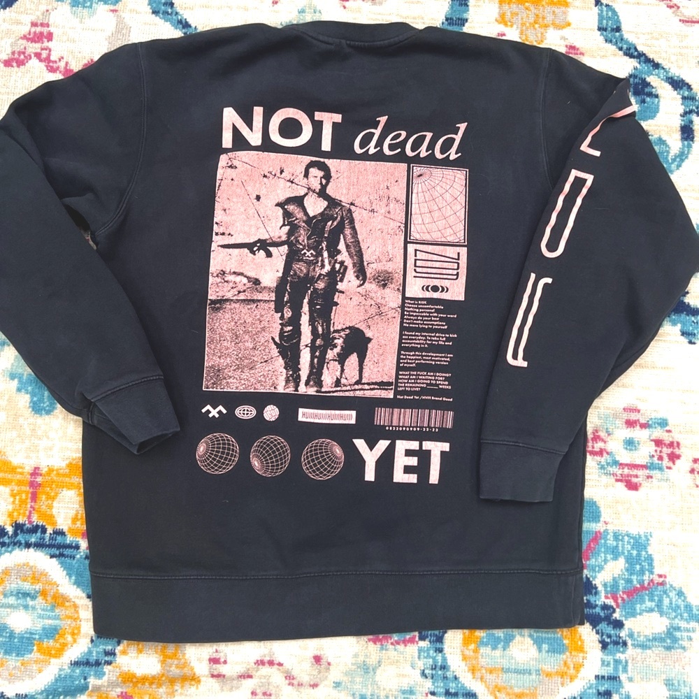 Mad Max Hviii Brand Goods crewneck sweatshirt- size Large